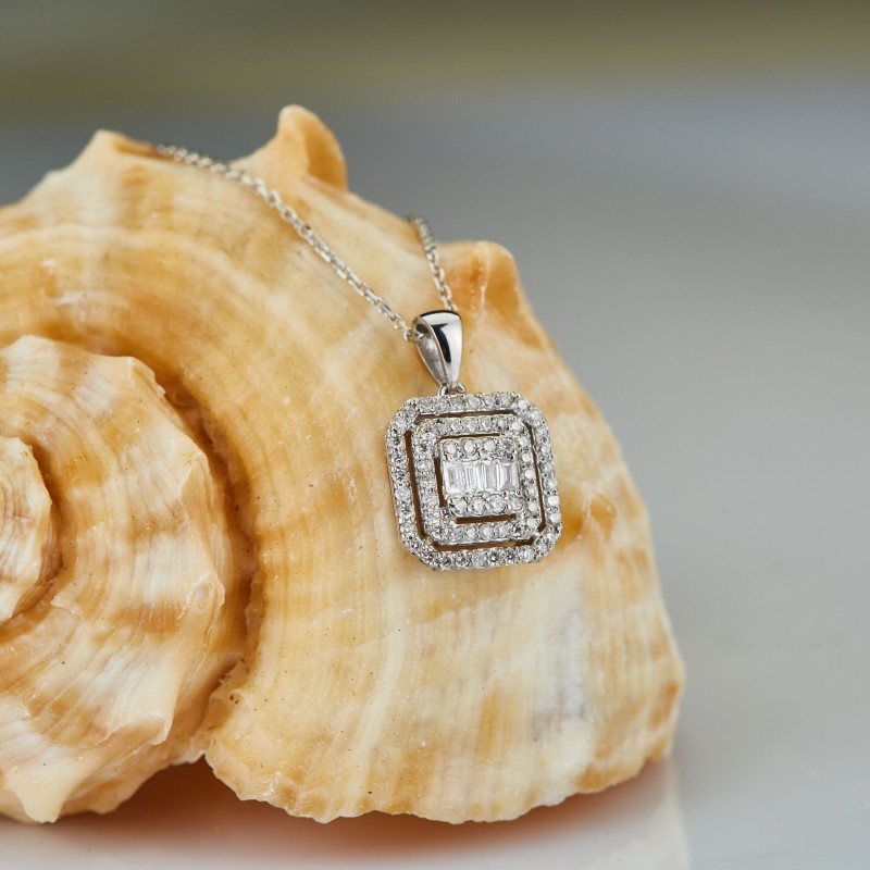 2.12 Karat Baget Pırlanta Set