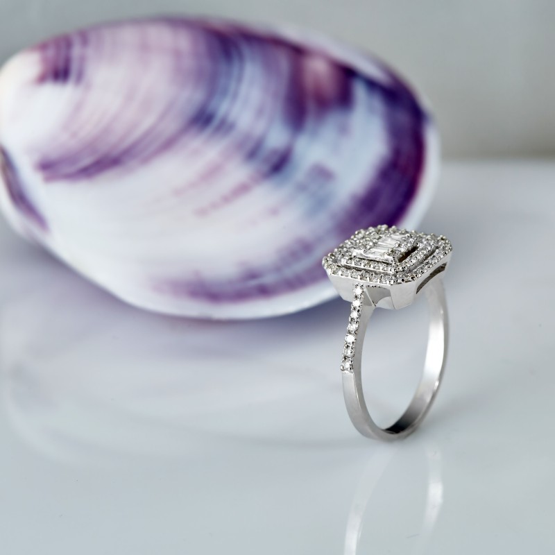 2.12 Karat Baget Pırlanta Set