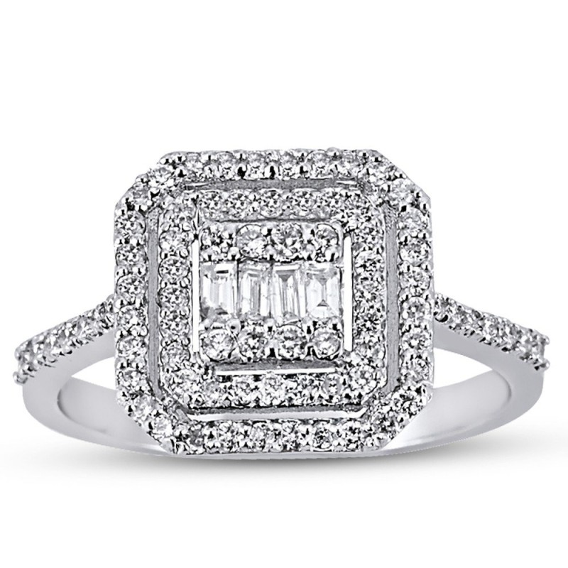 2.12 Karat Baget Pırlanta Set
