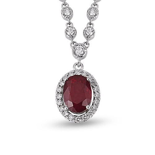5.55 Karat Yakut Taşlı Pırlanta Set