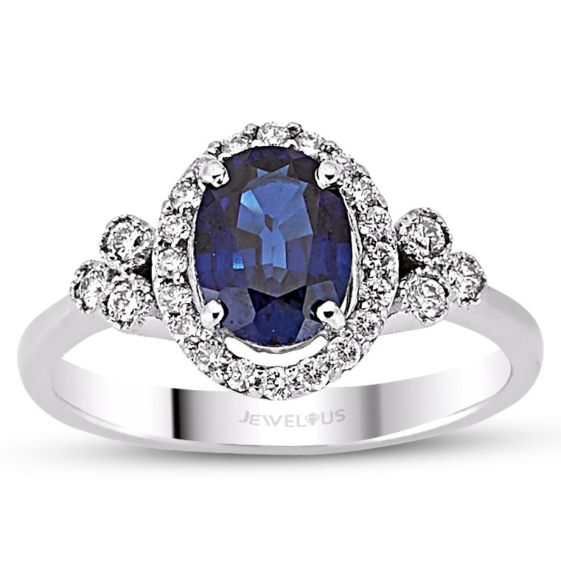 8.17 Karat Safir Taşlı Pırlanta Set