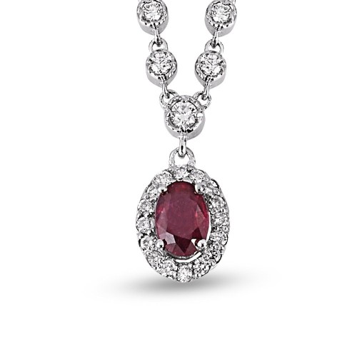 5.55 Karat Yakut Taşlı Pırlanta Set