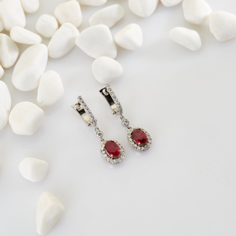 3.88 Karat Yakut Taşlı Pırlanta Set