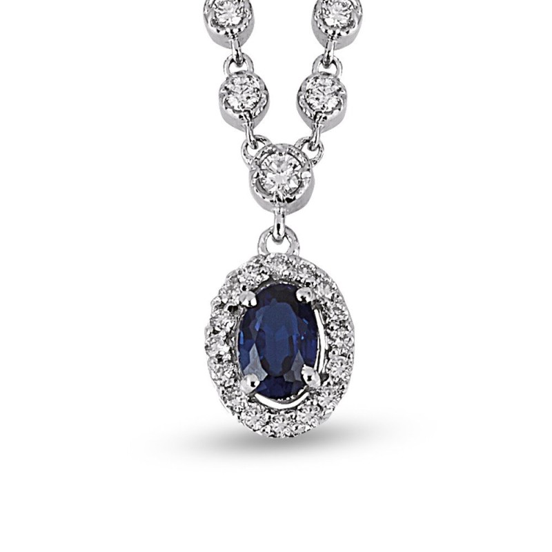 3.45 Karat Safir Taşlı Pırlanta Set