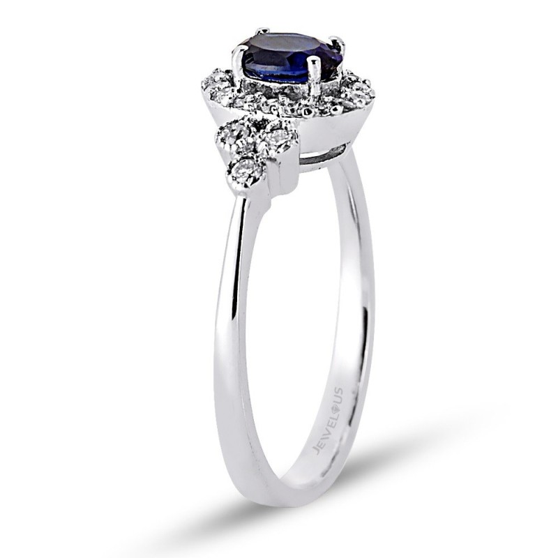 3.45 Karat Safir Taşlı Pırlanta Set