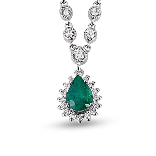 3.61 Karat Zümrüt Taşlı Pırlanta Set