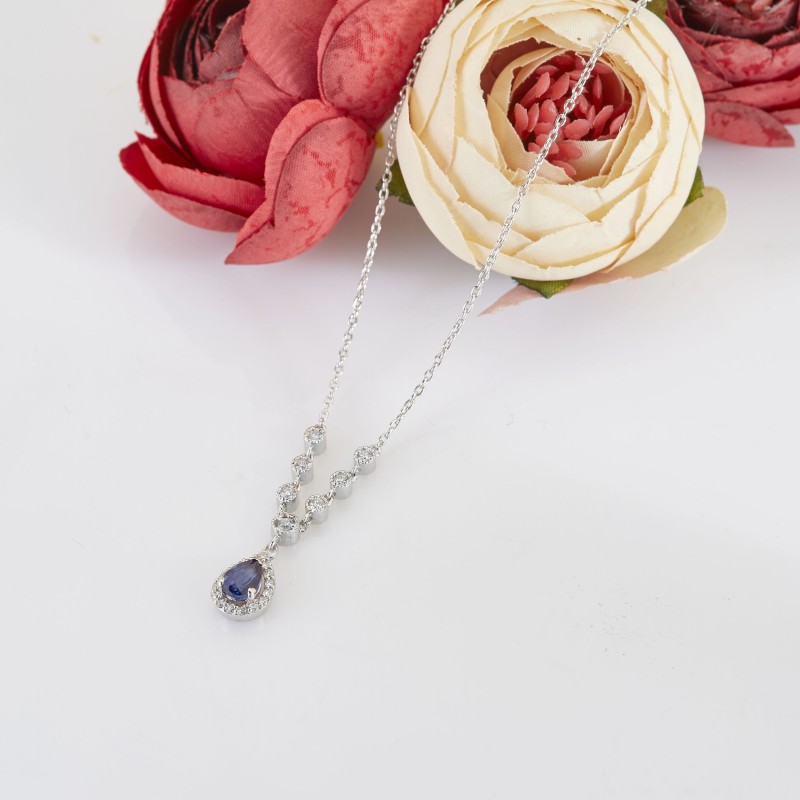 2.83 Karat Safir Taşlı Pırlanta Set