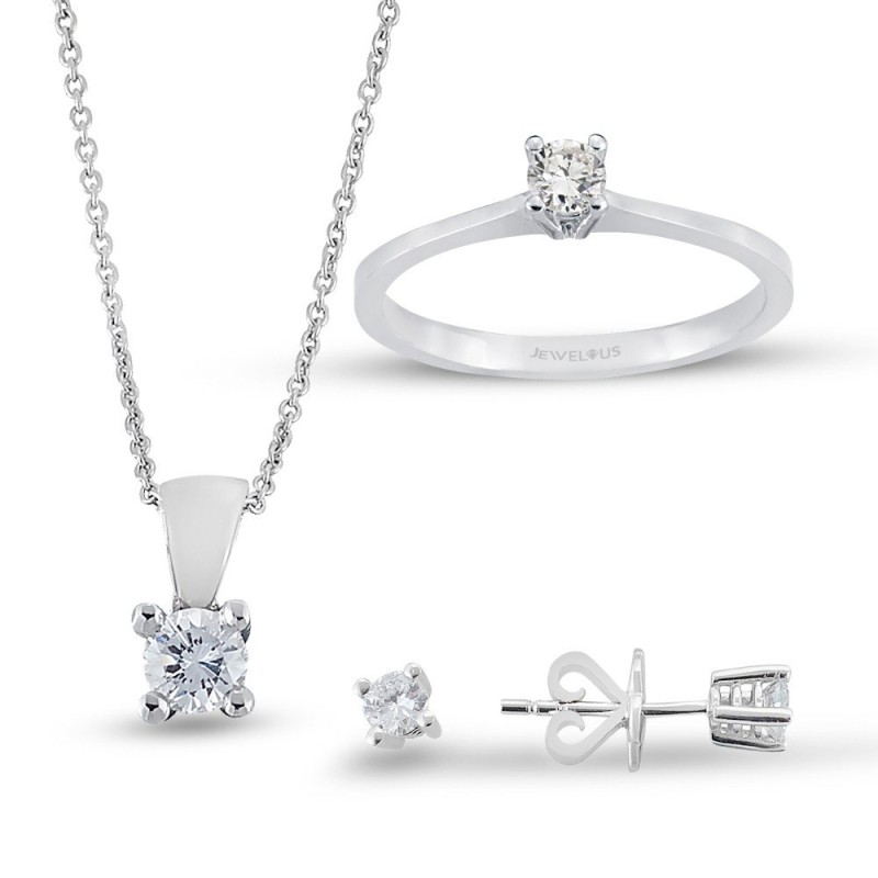 0.60 Karat Pırlanta Tektaş Set