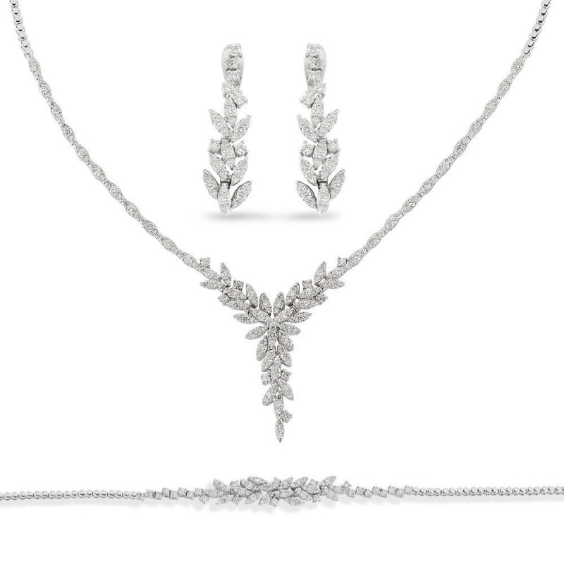 4.36 Karat Pırlanta Gerdanlık Set
