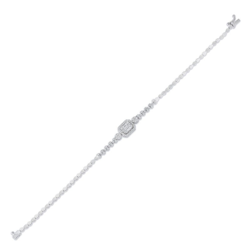 2.75 Karat Baget Pırlanta Gerdanlık Set