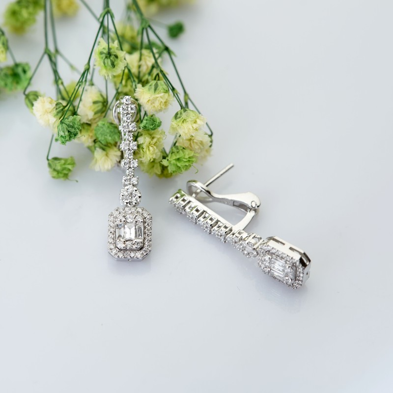 2.75 Karat Baget Pırlanta Gerdanlık Set