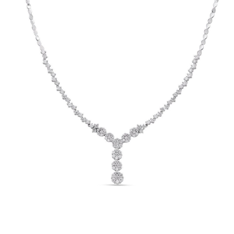 4.06 Karat  Pırlanta Gerdanlık Set