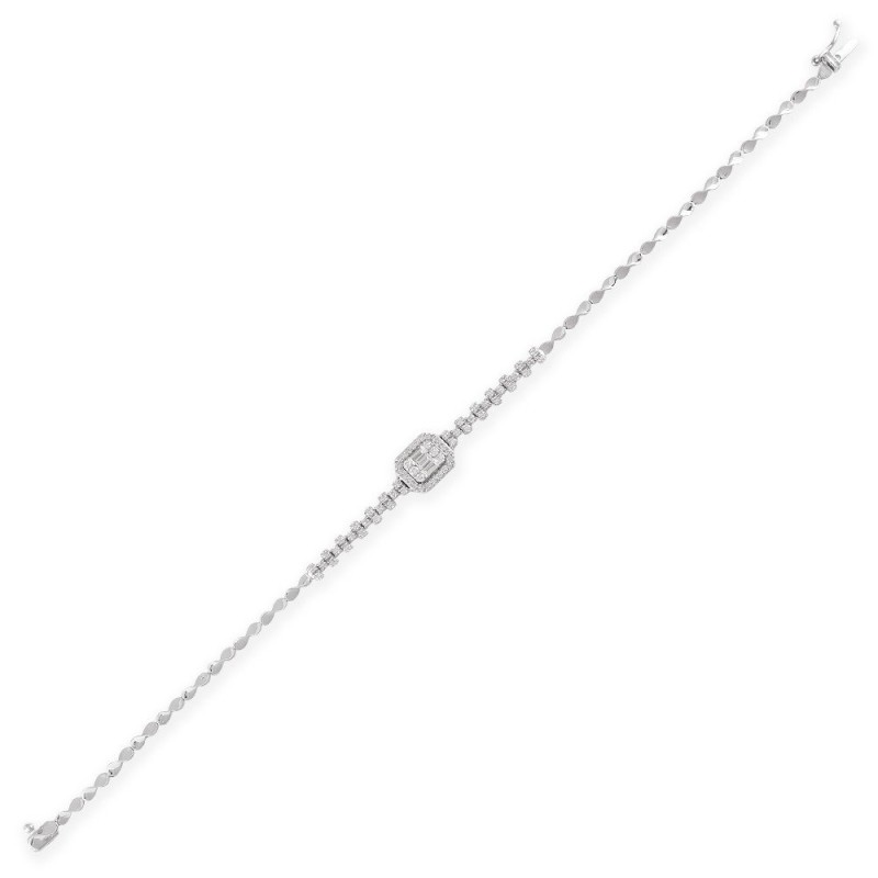 2.35 Karat Pırlanta Baget Gerdanlık Set