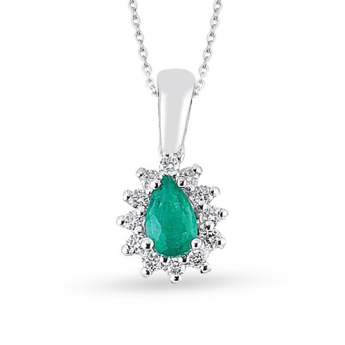 1.13 Karat Zümrüt Taşlı Pırlanta Set