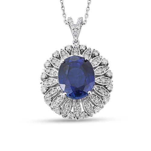 18.82 Karat Safir Taşlı Pırlanta Set