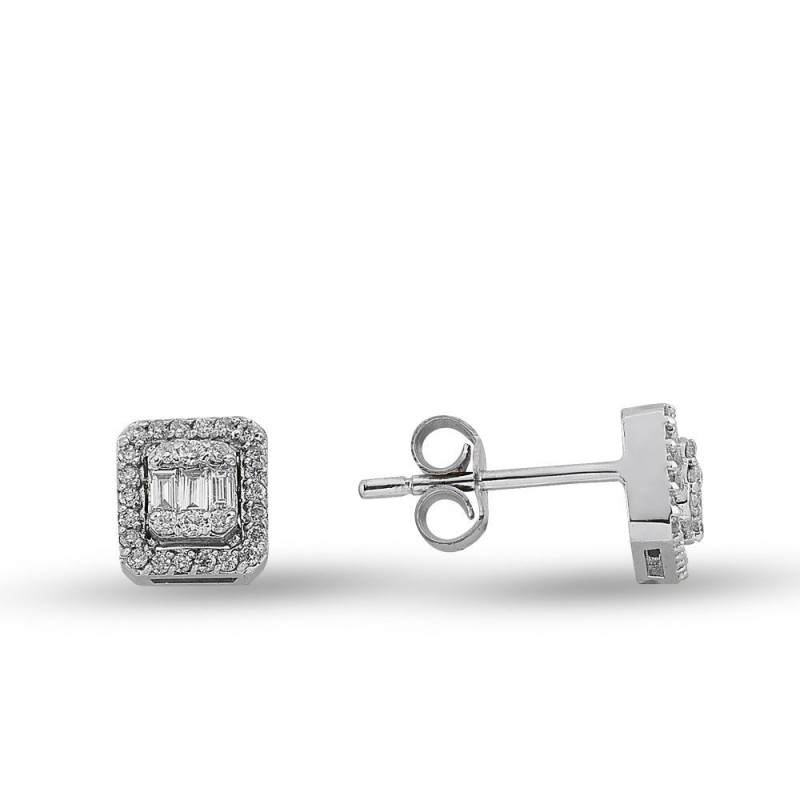 0.84 Karat Baget Pırlanta Set
