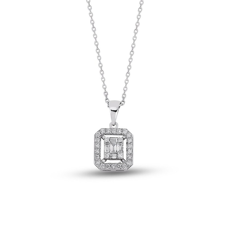 0.79 Karat Baget Pırlanta Set