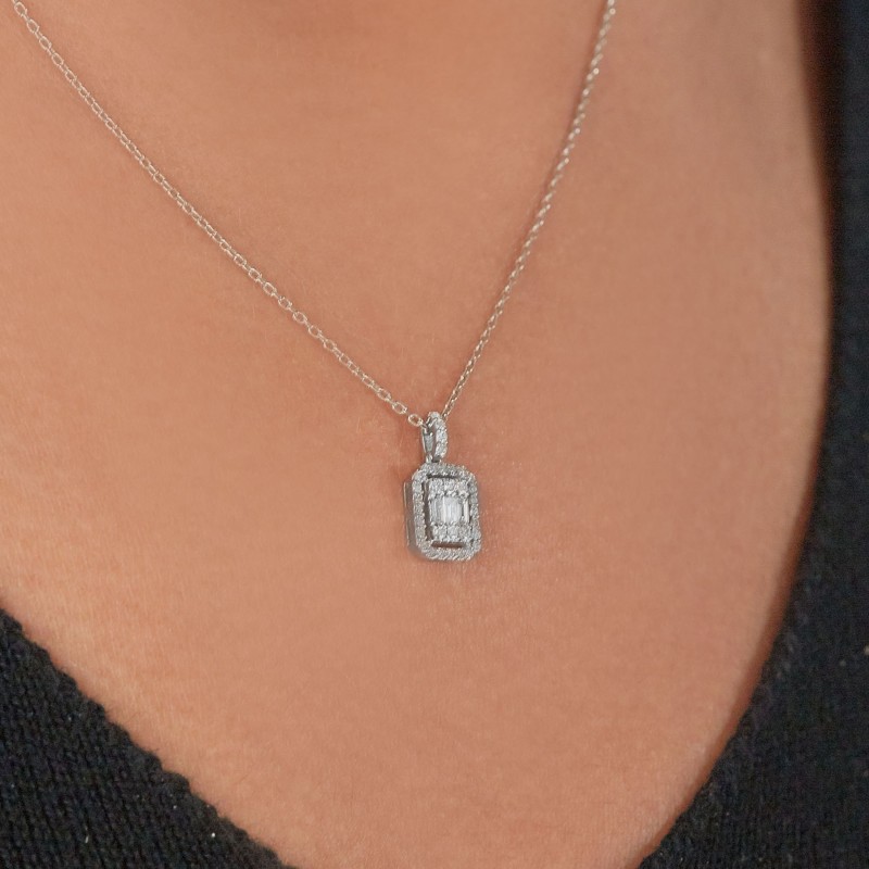 0.99 Karat Baget Pırlanta Set