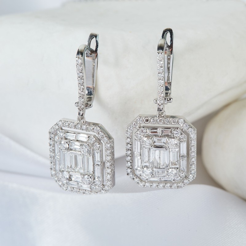 5.17 Karat Baget Pırlanta Set