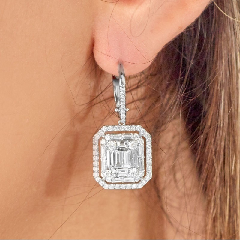 5.17 Karat Baget Pırlanta Set