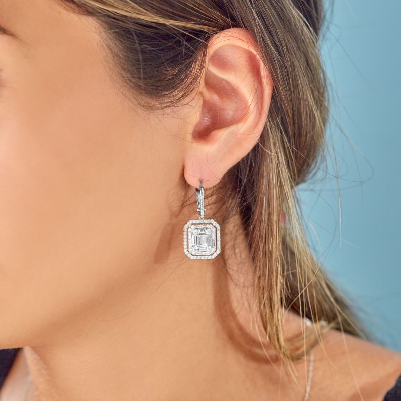 5.17 Karat Baget Pırlanta Set