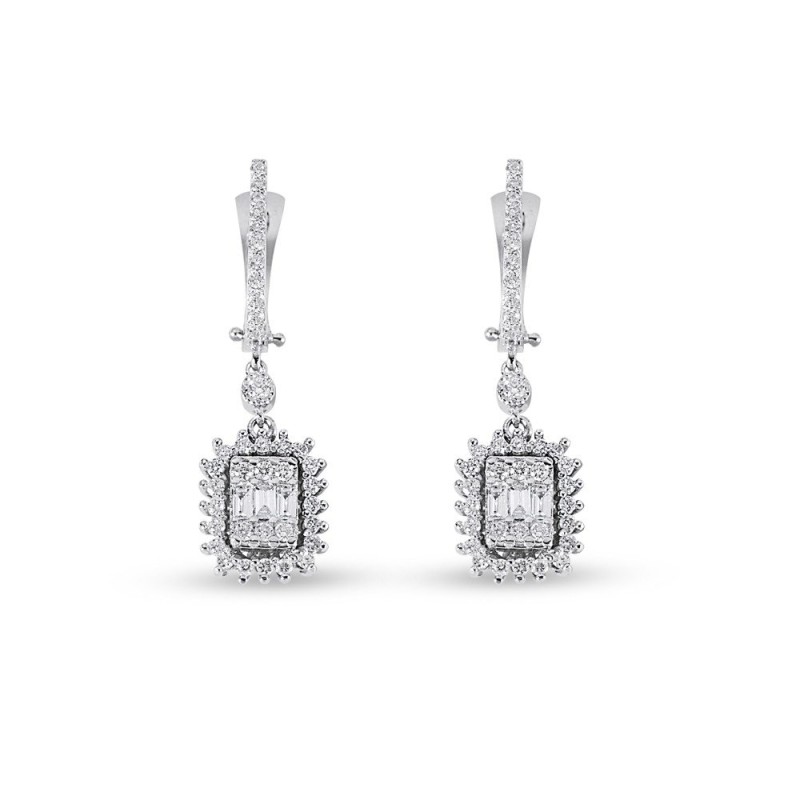1.47 Karat Baget Pırlanta Set