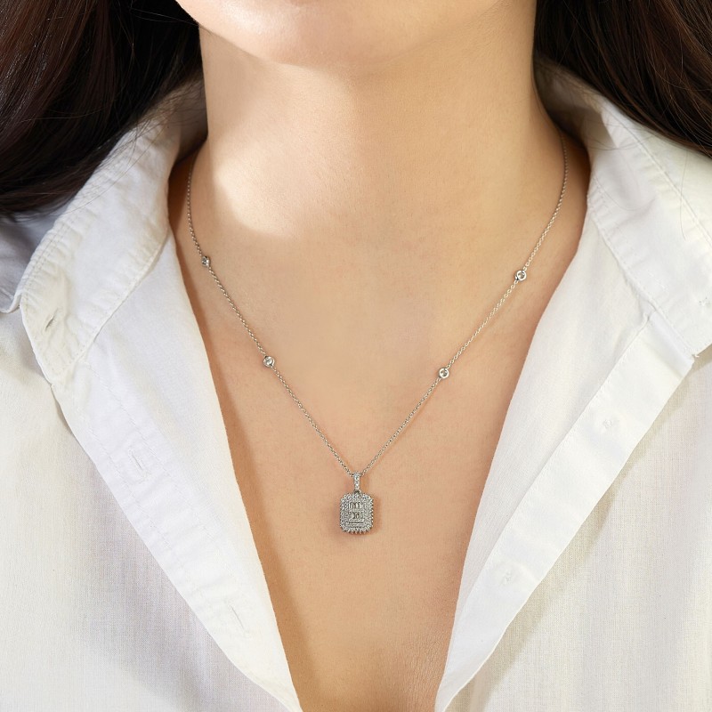 2.15 Karat Baget Pırlanta Set