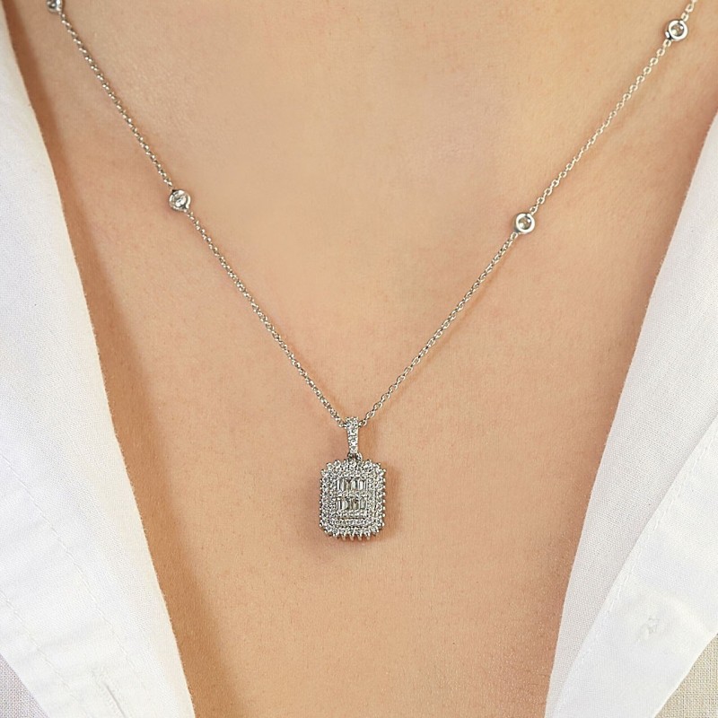 2.15 Karat Baget Pırlanta Set