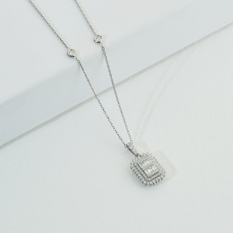 2.15 Karat Baget Pırlanta Set