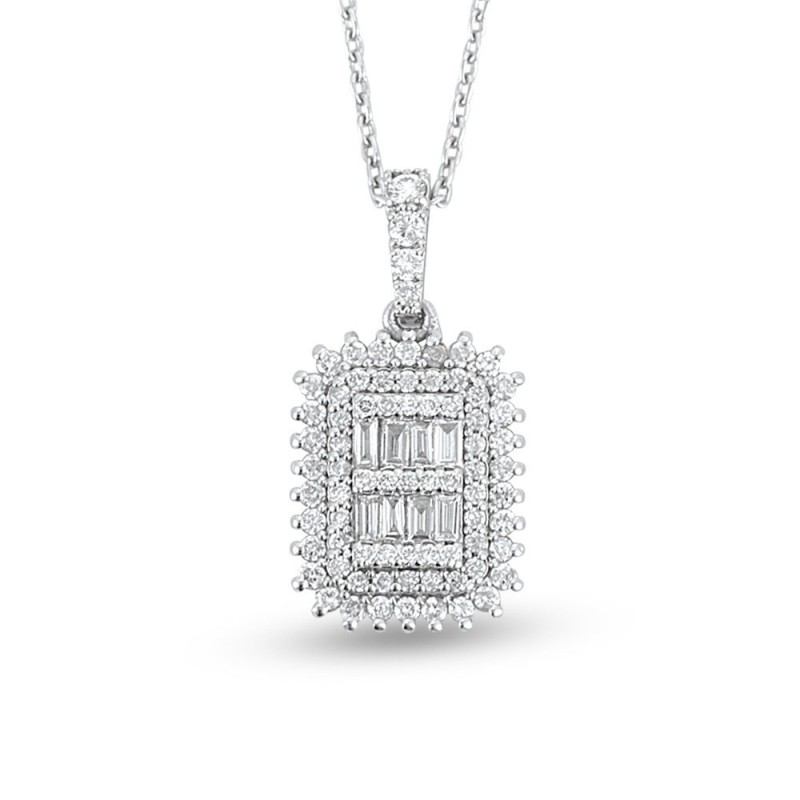 2.15 Karat Baget Pırlanta Set