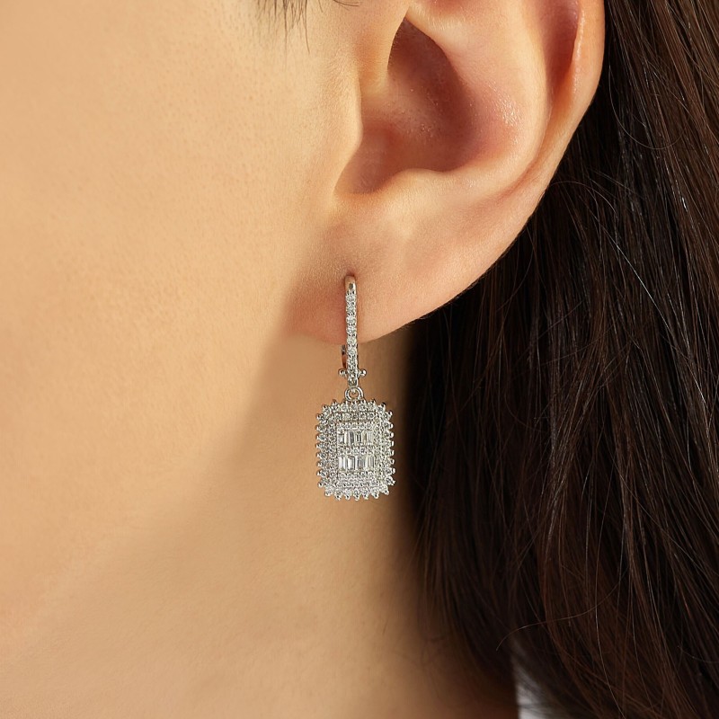 2.15 Karat Baget Pırlanta Set