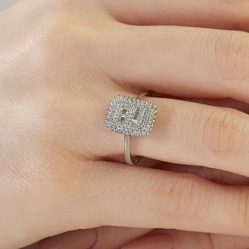 2.15 Karat Baget Pırlanta Set