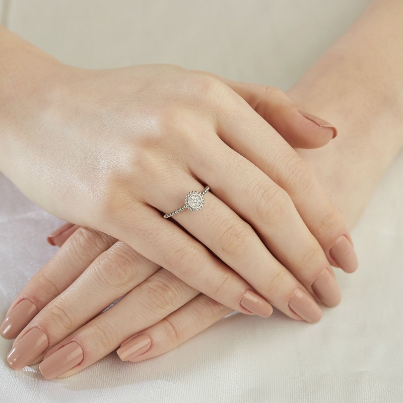 0.28 Karat Pırlanta Minimal Set