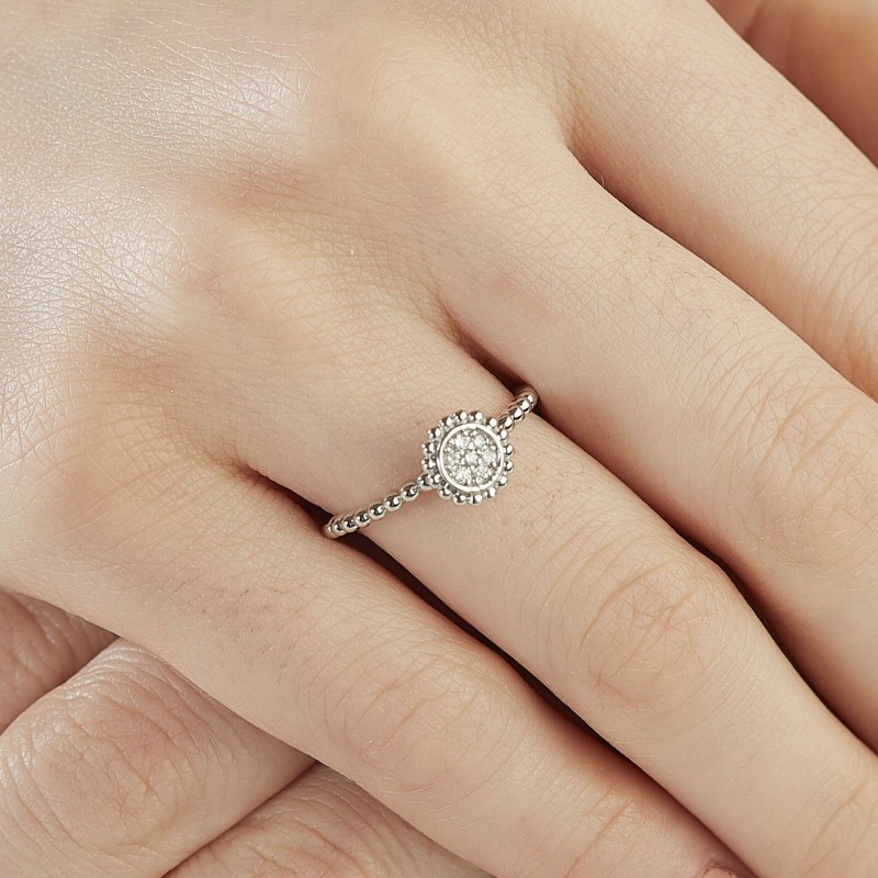0.28 Karat Pırlanta Minimal Set