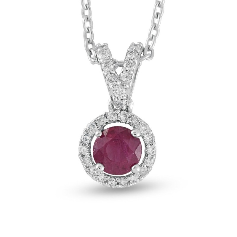 1.61 Karat Yakut Taşlı Pırlanta Set