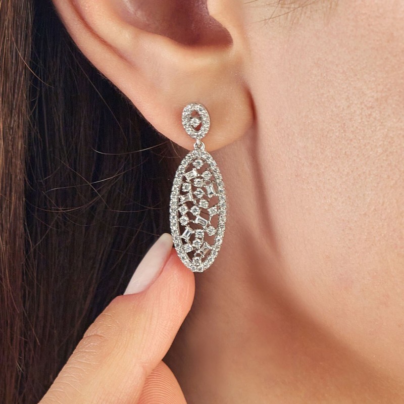 3.19 Karat Baget Pırlanta Set