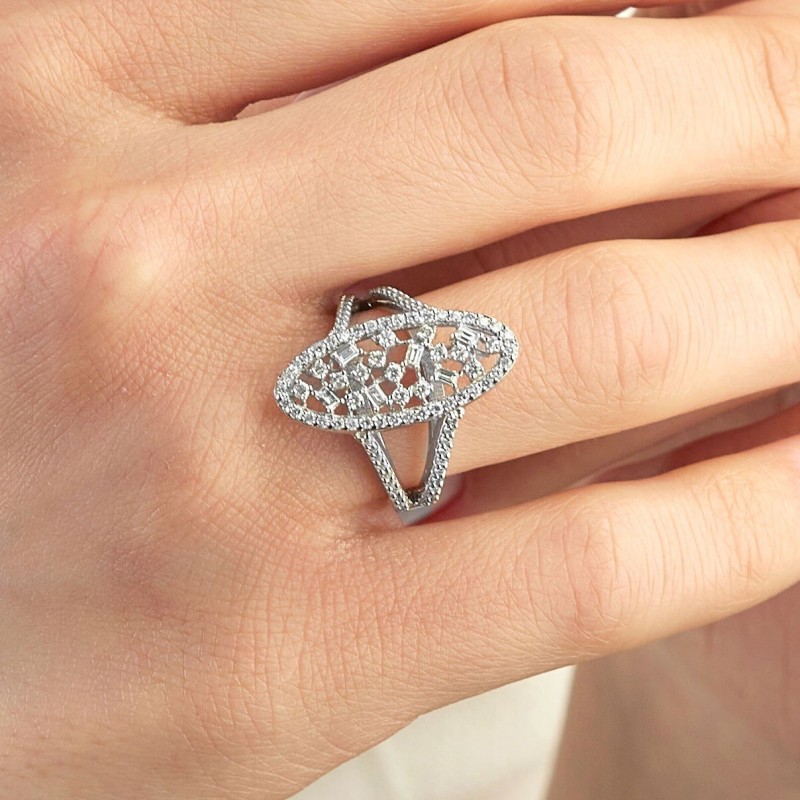 3.19 Karat Baget Pırlanta Set