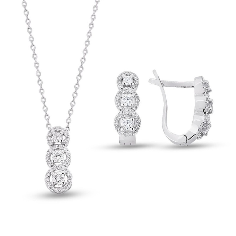 0.91 Karat Pırlanta Set