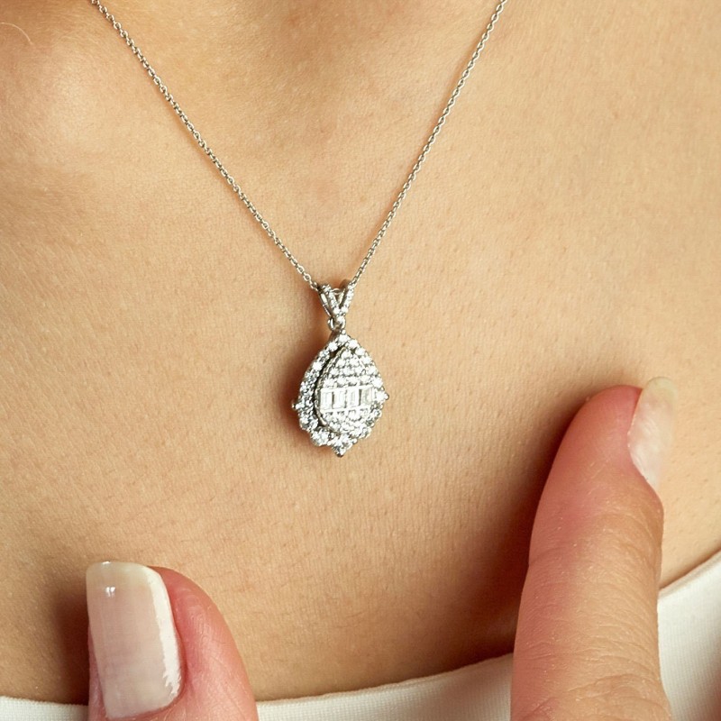 2.85 Karat Baget Pırlanta Set