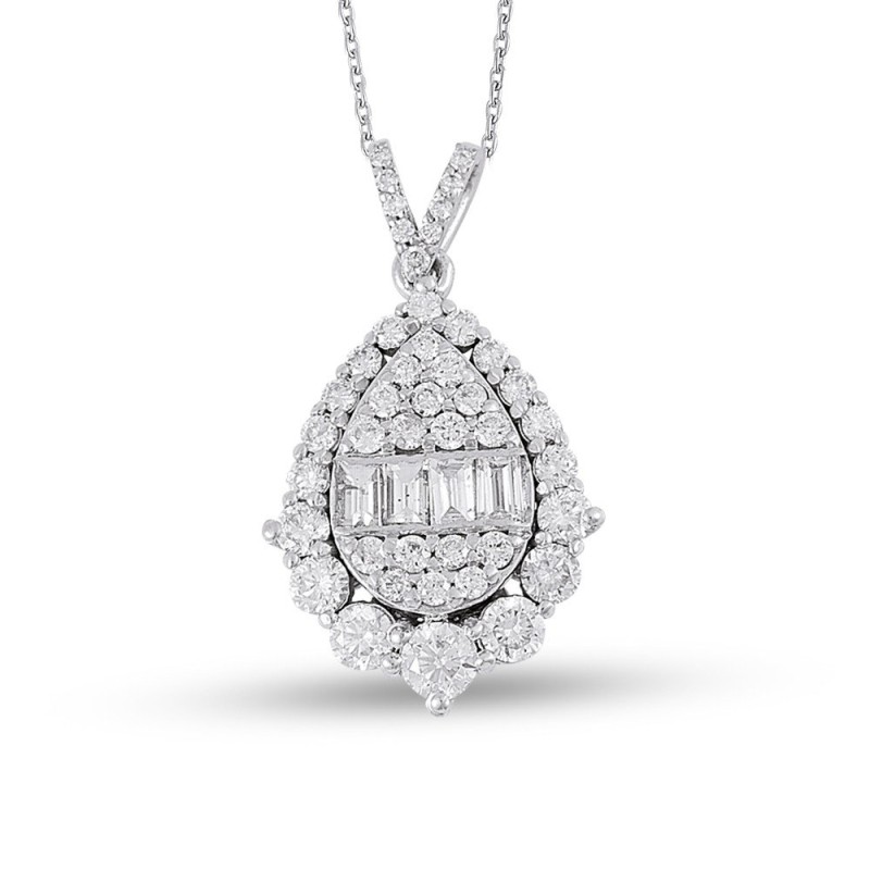 2.85 Karat Baget Pırlanta Set