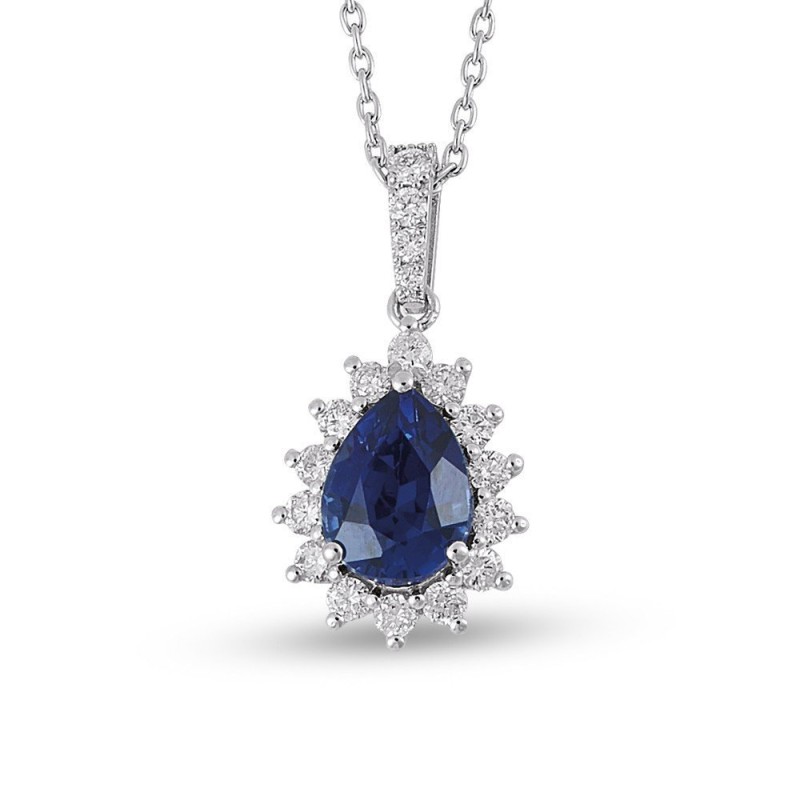 5.47  Karat Safir Taşlı Pırlanta Set