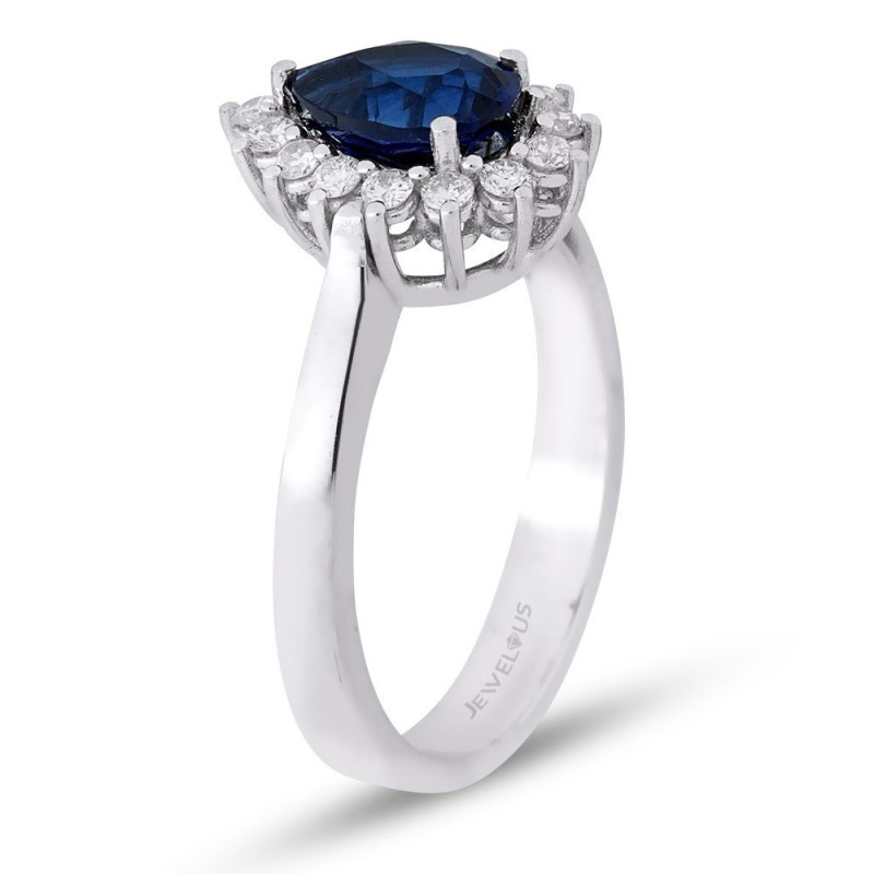 5.47  Karat Safir Taşlı Pırlanta Set