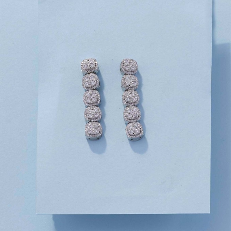 1.33 Karat Pırlanta Küpe