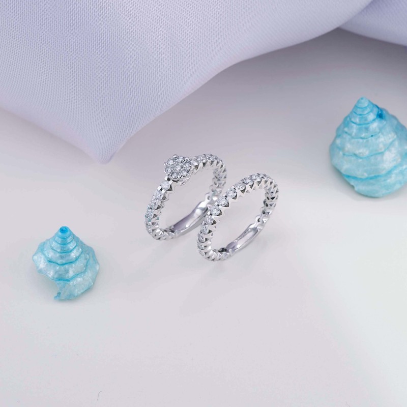 1.94  Karat Pırlanta Twin  Yüzük