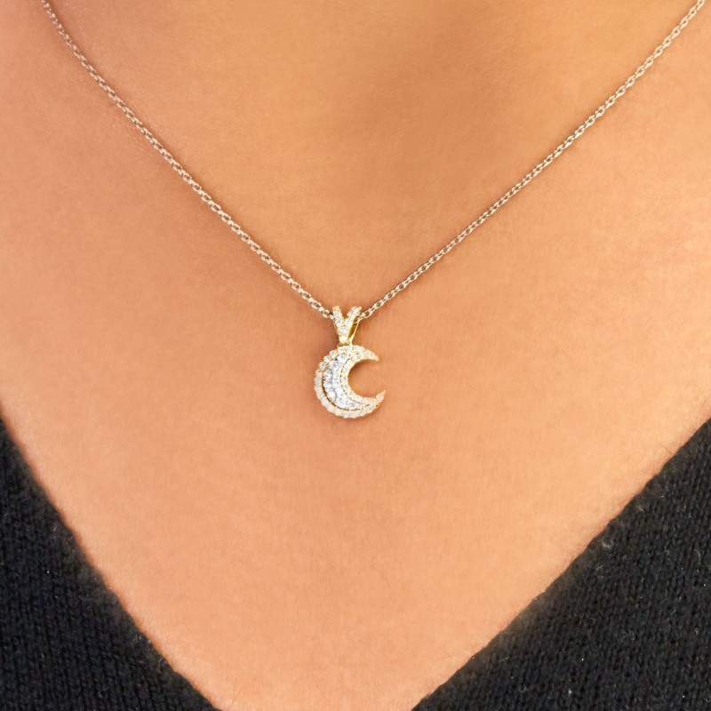 0.20 Karat Pırlanta Minimal Kolye