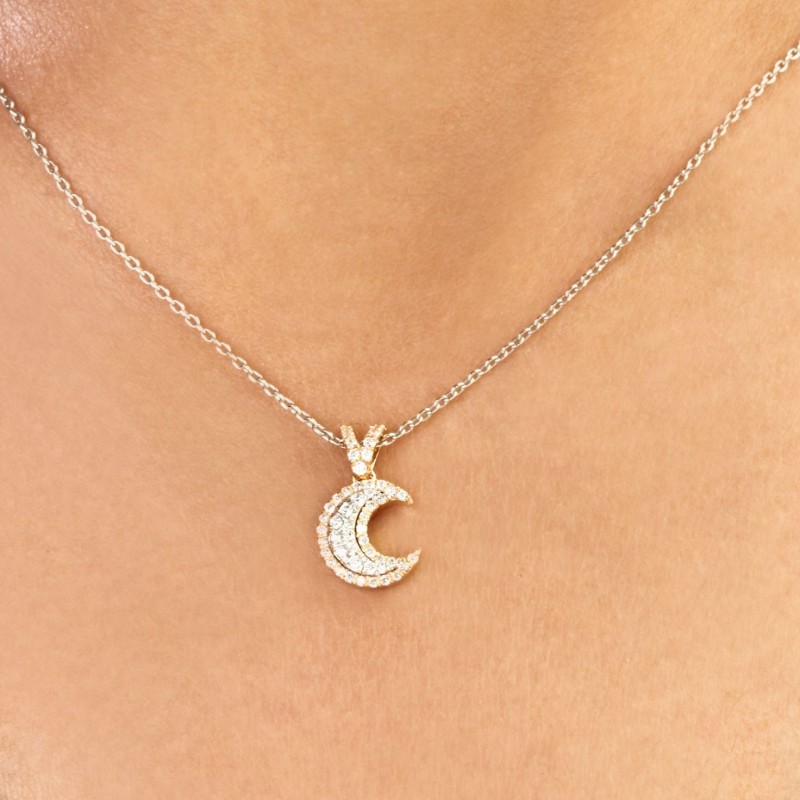 0.20 Karat Pırlanta Minimal Kolye