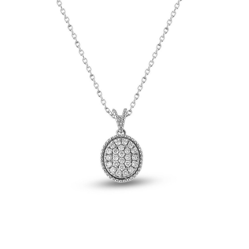 0.19 Karat Pırlanta Minimal Kolye