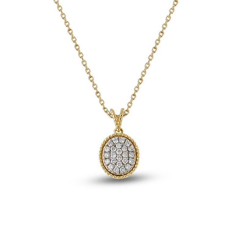 0.19 Karat Pırlanta Minimal Kolye