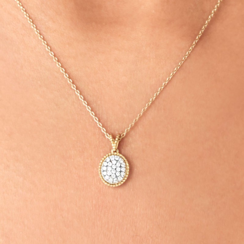0.19 Karat Pırlanta Minimal Kolye
