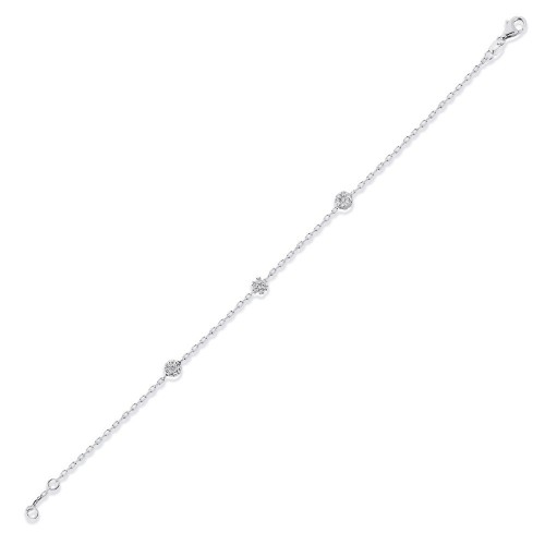 0.26 Karat Pırlanta Minimal Bileklik